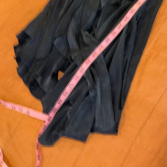 Zimmermann One-Shoulder Ruffled SIlk Wrap MIdi Dress Size 0 - Picture 8 of 11